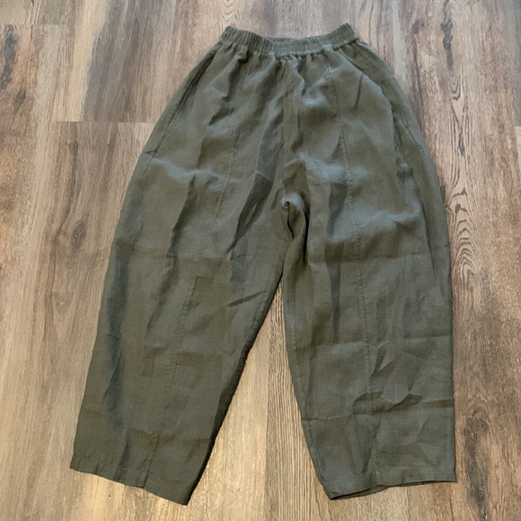 Manufacture De Lin 100% Linen Cocos Trouser Pants XS unisex - Picture 4 of 6